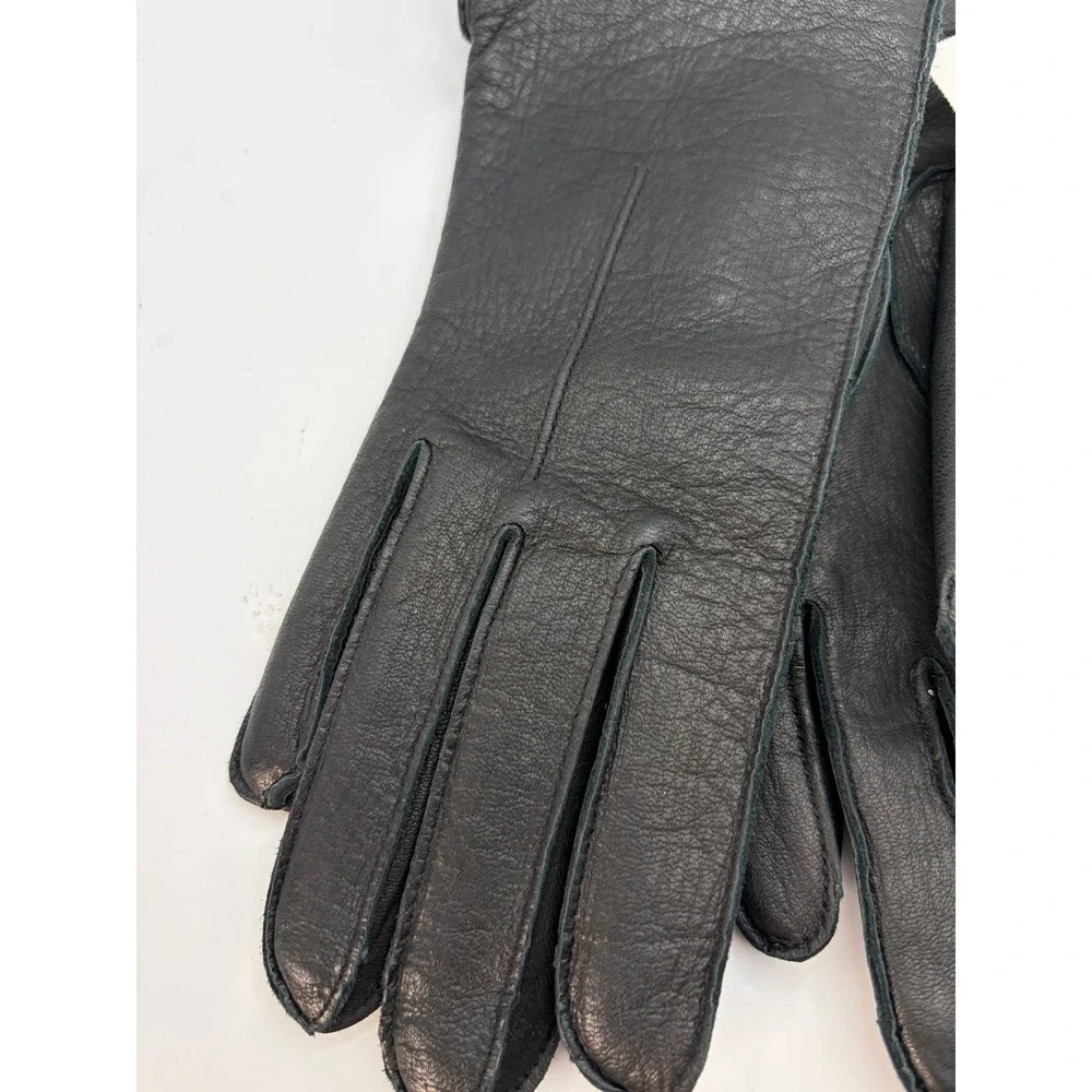Fownes Leather Gloves Women S Black 5110 Lined Winter Warm
